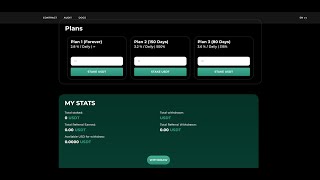 How to make USDTBUSDUSDC staking website [upl. by Haimerej]