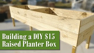 Raised Planter Box  Making DIY Planting Boxes With Legs or Without for Vegetable Garden [upl. by Thunell296]