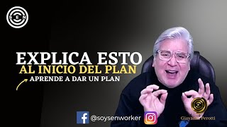 🎯EXPLICA esto AL INICIO del PLAN de Oportunidad▶️ Aprende a dar un Plan✔️ Giovanni PEROTTI 2022 [upl. by Kennett468]