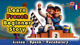 FRENCH Story for BEGINNERS  Learn French  The Race [upl. by Radbun]