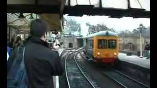 Wickhams Railbus departs Llangollen [upl. by Jerol]