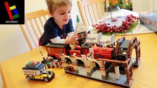 THE ULTIMATE LEGO CHRISTMAS TRAIN STATION [upl. by Miarfe]