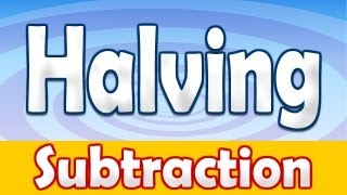 Subtraction Halving Numbers Math Song [upl. by Saucy]