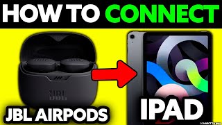 How To Connect JBL Airpods to iPad 2024  Step by Step [upl. by Prebo]