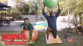 Psych The Movie  Shawn and Gus Get Back in Shape [upl. by Yentirb212]