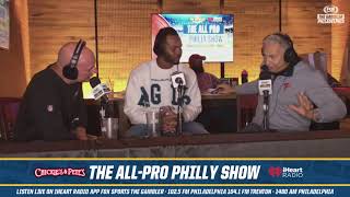 Jeremiah Trotter Jr Live from Chickies and Petes  The All Pro Philly Show [upl. by Pasia]