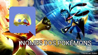 COMO SABER O NOME DE TODOS OS POKÉMONS NO POKECORD  Secret Dos Pokémon [upl. by Munshi]