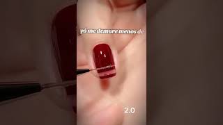 Comó hacer un diseñ de uñas con sdecivo muy facil mundodeunas uñas nails [upl. by Nrehtak]