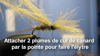 Fly tying nymphe en culdecanard [upl. by Einnij224]