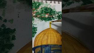 MasjidAlaqsa drawing 🇵🇸❤ freepalestine masjideaqsa drawing art trendy youtubeshorts [upl. by Dew]