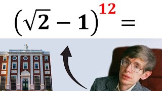 A tricky problem from Harvard University Interview [upl. by Nolur]