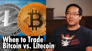 When to Trade Litecoin vs Bitcoin w Charlie Lee [upl. by Nassi]