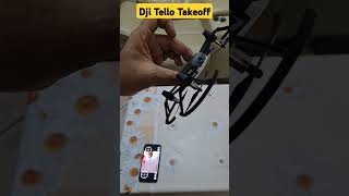 Dji Tello Takeoff😛 drone dji fpv djimini3pro camera youtubeshorts [upl. by Einafpets826]