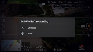 Falha durante o voo  DJI GO4 isn´t responding [upl. by Nivej903]