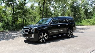 2015 Cadillac Escalade  Review in Detail Start up Exhaust Sound and Test Drive [upl. by Enyahs]