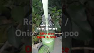 Rosemary onion shampoo 100ml Rs100 Whatsapp 9445805754 [upl. by Rollecnahc]