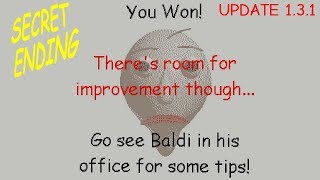 Secret Ending Wrong answers only   Baldis Basics in Education and Learning v131 [upl. by Delwyn]