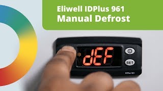 Setting a Manual Defrost Eliwell IDPlus 961 Digital Controller [upl. by Hilde352]