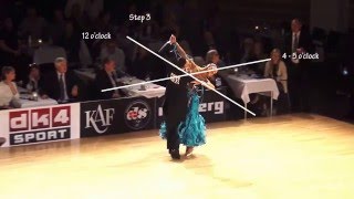 How to Dance Waltz Natural Turn from WDSF PD Champions  Natural turn in slow motion [upl. by Gertrude833]