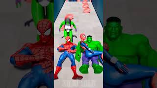 Kiss Run Spiderman vs Hulk fo Barry Prison gta spiderman [upl. by Tansy613]