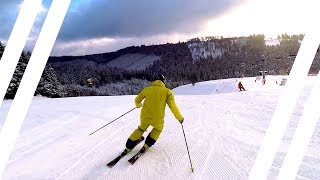 Skifahren im Sauerland POSTWIESE in Neuastenberg bei Winterberg im TEST [upl. by Ewer]