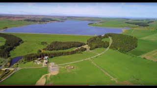 Healeyfield lane to Derwent reservoir by drone Co Durham UK [upl. by Jervis]