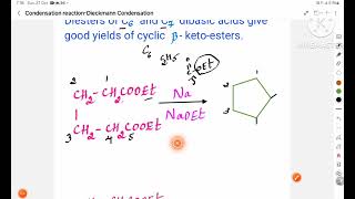 Named Reaction Condensation ReactionPart5Dieckmann CondensationReactionMechanismKannada [upl. by Kasper]