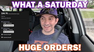 What a Saturday Huge Orders  Gig Work [upl. by Gen]