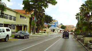 Downtown Oranjestad Taxi Ride [upl. by Rosalba]