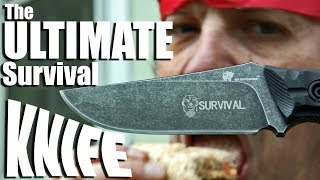 The Ultimate Survival Knife Review The Badass HX Outdoors D135 Fixed Blade [upl. by Schmidt]