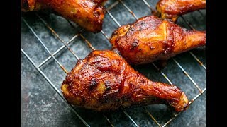 Crunchy Baked BBQ Chicken Drumsticks [upl. by Clarie]