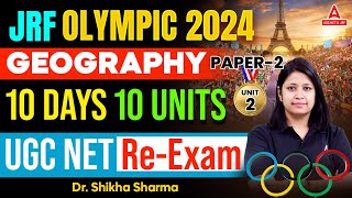 UGC NET Geography Unit 2  UGC NET Geography Paper 2 By Shikha Maam [upl. by Laehcym]