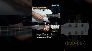 Forever Young  Alphaville 1979 Easy Guitar Chords Tutorial with Lyrics Part 1 SHORTS REELS [upl. by Noet]