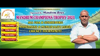 MCT 2024  Mandrem Champions Trophy 2024  Day 3 [upl. by Silvers]