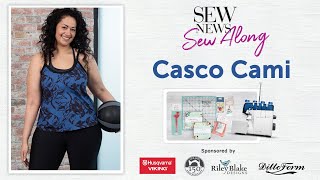 Camisole Sewing Tutorial Casco Cami Sew Along [upl. by Hniv]