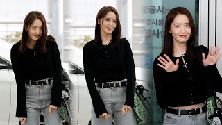 윤아 YOONA ‘꽃사슴 미모’ 출국 직캠 소녀시대 SNSD Departure  230927 [upl. by Kleiman]