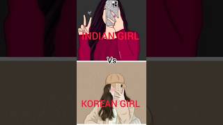 Indian Girl Vs Korean Girl✨ ring 💍 nail 💅 lip 👄 purse 👛 shorts trending viral fyp shortsfeed [upl. by Aiki]