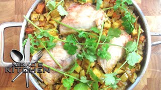 Curry Chicken amp Rice 1 Pot Dish  Video Recipe [upl. by Dail]