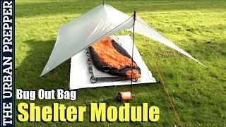 Shelter Module  Part 2 Building A Bug Out Bag by TheUrbanPrepper [upl. by Ahsiryt557]