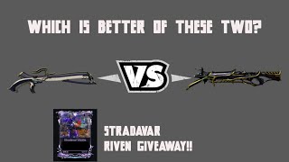 which is better Tiberon Prime or Stradavar Prime   best assault rifle in warframe [upl. by Inverson]