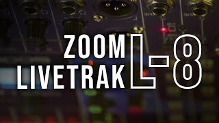 Zoom LiveTrak L8  Best Podcast Mixer  Handson Review [upl. by Damita]