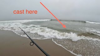 Easiest Way to Catch Fish At The Beach  SoCal Surf Fishing [upl. by Kristoforo]