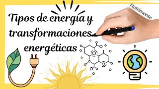 Tipos de ENERGÍA y TRANSFORMACIONES energéticas en los SERES VIVOS [upl. by Dnartreb409]