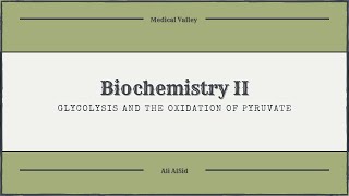 Biochemistry Glycolysis and the oxidation of pyruvate part1 [upl. by Anirda580]