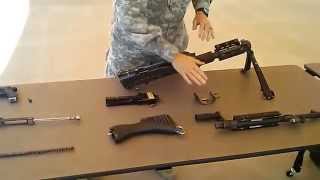 M240 Disassembly Combat Speed [upl. by Kandy185]