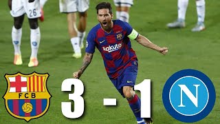 Barcelona vs Napoli 31  2024 Champions League  Match Highlights [upl. by Ataga]