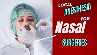 A Better Way to Apply Nose Local Anesthesia nasal anesthesia [upl. by Peggie729]