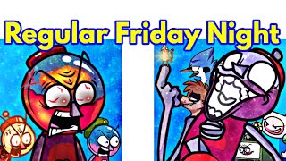 Friday Night Funkin Vs Regular Friday Night  Regular Show FNF ModHardBensonPibby [upl. by Loris684]