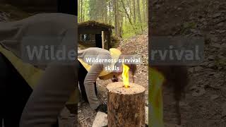 marusyaoutdoors Wilderness survival skills camping wildlife اكسبلور valorant viralvideo ترند [upl. by Jerrylee983]