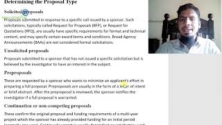 Types of Proposal  Business Proposal  Research Proposal [upl. by Giverin]